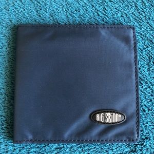 Big Skinny World Bifold Wallet: Blue